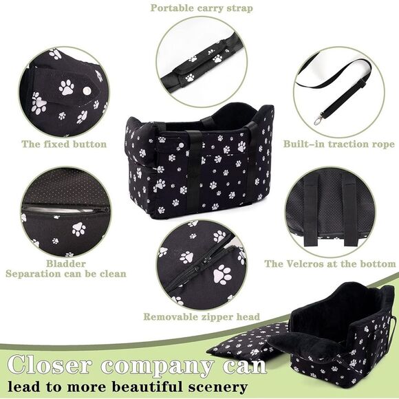 Cullaby large car console pet seat for pets up to 20 lbs. NEW - Picture 4 of 12